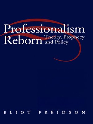 cover image of Professionalism Reborn